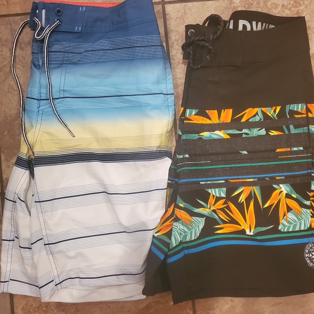 3 Pairs of Board Shorts